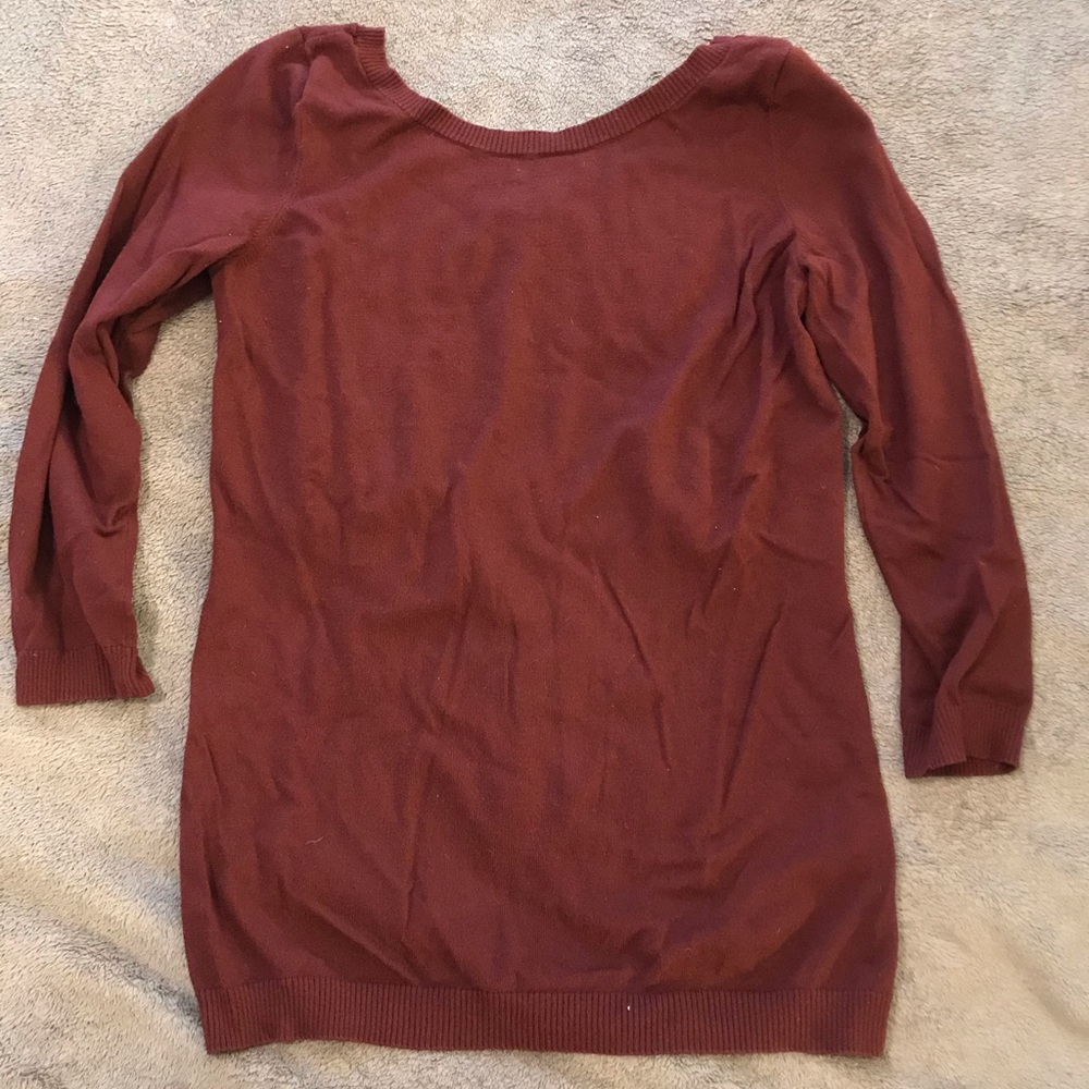 Banana Republic Cranberry Sweater NWOT